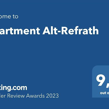 Apartment Alt-Refrath แบร์กิชกลัดบัค ภายนอก รูปภาพ